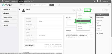Bulk SMS Australia vTiger Tutorial
